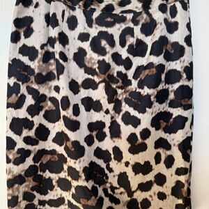 Banana Republic Leopard Print Skirt
